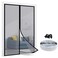 TheFitLife Fiberglass Magnetic Screen Door Heavy Duty Mesh with Full Frame Hook and Loop Powerful Magnets That Closure Automatically Door Screen Mesh Net