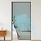 MAGZO Magnetic Screen Door Fits Door Size 38 x 82 Inches Screen Size 40 x 83 Inch Reinforced Side Opening Mesh Curtain Polyester Heavy Duty Screen with Full Frame HookLoopBlack