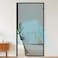 MAGZO Magnetic Screen Door Fits Door Size 38 x 82 Inches Screen Size 40 x 83 Inch Reinforced Side Opening Mesh Curtain Polyester Heavy Duty Screen with Full Frame HookLoopBlack