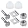 AQDD Shower Door Pivot Lnstallation Kit Set with Pin and Bushing for Shower Door Pivot Repair Replacement2 Piece