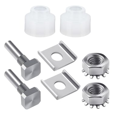 AQDD Shower Door Pivot Lnstallation Kit Set with Pin and Bushing for Shower Door Pivot Repair Replacement2 Piece