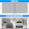 LIAMST Sliding Garage Door Screen 8x7FT for 1 Car Garage Doors Magnetic Garage Screen Door with Track Closure Thicker 265g Mesh 8x7Ft Retractable Garage Door ScreenPatent has Been published
