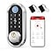 SMONET Smart Deadbolt Fingerprint Electronic Deadbolt Door Lock with KeypadBluetooth Keyless Entry Front Door Digital Keypad App Control Ekeys Sharing App Monitoring Auto Lock for Homes and Hotel