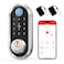 SMONET Smart Deadbolt Fingerprint Electronic Deadbolt Door Lock with KeypadBluetooth Keyless Entry Front Door Digital Keypad App Control Ekeys Sharing App Monitoring Auto Lock for Homes and Hotel