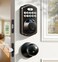 Veise Fingerprint Door Lock with 2 Knobs Keyless Entry Door Lock with Handle Electronic Keypad Deadbolt Smart Front Handle Set AutoLocking Waterproof Easy Installation OilRubbed Bronze