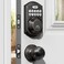 TEEHO TE001K Keyless Entry Door Lock with Handle Electronic Keypad Deadbolt with 2 Knobs HighSecurity Front Door Handle Set for Home Rental Smart AutoLocking Easy Install OilRubbed Bronze