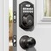 TEEHO TE001K Keyless Entry Door Lock with Handle Electronic Keypad Deadbolt with 2 Knobs HighSecurity Front Door Handle Set for Home Rental Smart AutoLocking Easy Install OilRubbed Bronze