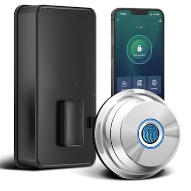 Schlo&Atilde;&Yuml; Schlo Deadbolt Smart Lock Fingerprint Deadbolt Smart Door Lock with App Control Smart Lock Deadbolt Keyless Entry Door Lock Smart Deadbolt for Front Door Weather Resistant Easy Installation