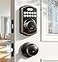 Veise Keyless Entry Door Lock with 2 Knobs Electronic Backlit Keypad Deadbolt with Handle Set Auto Lock Onetime Codes Smart Deadbolt for Front Door Easy Installation OilRubbed Bronze