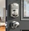 Veise Keyless Entry Door Lock with 2 Knobs Electronic Backlit Keypad Deadbolt with Handle Set Auto Lock Onetime Codes Smart Deadbolt for Front Door Easy Installation Satin Nickel