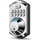 TEEHO TE002 Fingerprint Door Lock Keyless Entry Electronic Keypad Deadbolt with 2 Backup Keys Auto Lock Easy Installation Smart Locks for Front Door Satin Nickel
