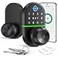 NICE DIGI Keyless Entry Knob for Front Door Keypad Digital Lock Biometric Lock with Fingerprint Easy Installation