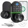 NICE DIGI Keyless Entry Knob for Front Door Keypad Digital Lock Biometric Lock with Fingerprint Easy Installation