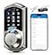 Veise VE07 Fingerprint Smart Door Lock 7in1 Keyless Entry Deadbolt with App Control Electronic Digital Touchscreen Keypad Biometric Smart Locks for Front Door Auto Lock Satin Nickel