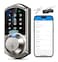 Veise VE07 Fingerprint Smart Door Lock 7in1 Keyless Entry Deadbolt with App Control Electronic Digital Touchscreen Keypad Biometric Smart Locks for Front Door Auto Lock Satin Nickel