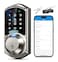 Veise VE07 Fingerprint Smart Door Lock 7in1 Keyless Entry Deadbolt with App Control Electronic Digital Touchscreen Keypad Biometric Smart Locks for Front Door Auto Lock Satin Nickel