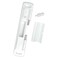 CAL DOUBLE-BOLT LOCK Double Bolt Lock for Sliding Glass Doors Newly Patented Advanced Technology to Keep Your Family Safe and Secure High Security Lock Virtually Burglar Proof White