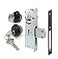 Pacific Doorware Storefront Door Mortise Lock Swing Deadbolt Cylinder Combo Adams Rite Cam Turnknob Duronotic Bronze 118 Backset