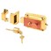 Segal SE 13222 Rim Deadbolt Cast Bronze Construction Polished BrassPlated Finish Single Pack