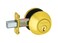 SCHLAGE JSeries by Schlage Deadbolt with Standard Trim Keyed 1 Side Highest Residential Security Bright Brass JD60 605