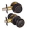 Design House 701813 Cambridge 2Way Adjustable Deadbolt and Entry Door Knob Oil Rubbed Bronze
