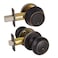 Design House 701813 Cambridge 2Way Adjustable Deadbolt and Entry Door Knob Oil Rubbed Bronze
