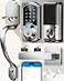 Veise VE07H Fingerprint Smart Locks for Front Door with Handle Set App Control Keyless Entry Keypad Deadbolt Digital Electronic Touchscreen Easy Install Auto Lock Satin Nickel