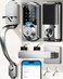 Veise VE07H Fingerprint Smart Locks for Front Door with Handle Set App Control Keyless Entry Keypad Deadbolt Digital Electronic Touchscreen Easy Install Auto Lock Satin Nickel