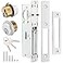MaxxGeek Storefront Mortise Door Lock Commercial Mortise Lock with Lock Cylinder Double Cylinder Deadbolt Lock Set 118 Backset