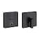Kwikset Downtown Deadbolt Lock Venetian Bronze Square Exterior Keyed Front Entry Door Pick Resistant SmartKey Rekey Security Single Cylinder Dead Bolt with Microban Protection