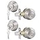 Gobrico Keyed Alike Double Cylinder Deadbolts Door Locks Satin Nickel Keyd Both Sides Door Locksets for Exterior Interior Door 2 Pack