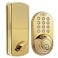 MiLocks TF02P Keyless Entry Door Lock with Keypad AutoLock Triple Security System Easy to Install Keypad Door Lock for Interior or Exterior Use Polished Brass