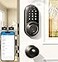 Veise RZ06C Smart Locks for Front Door 2 Knob Handle Set Keyless Entry Deadbolt App Control Electronic Touchscreen Digital Keypad Auto Lock Easy Installation IP54 Waterproof Matte Black