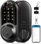 Veise RZ06 Smart Lock for Front Door with App Control Keyless Entry Electronic Digital Deadbolt with Touchscreen Keypad Set Smart Deadbolt Auto Lock Easy Installation Matte Black