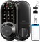 Veise RZ06 Smart Lock for Front Door with App Control Keyless Entry Electronic Digital Deadbolt with Touchscreen Keypad Set Smart Deadbolt Auto Lock Easy Installation Matte Black