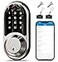 Veise RZ06 Smart Lock for Front Door with App Control Keyless Entry Electronic Digital Deadbolt with Touchscreen Keypad Set Smart Deadbolt Auto Lock Easy Installation Satin Nickel