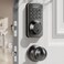 Ulecoce Keyless Entry Keypad Deadbolt with Handle Set AutoLock OneTouch Lock 100 Codes Easy Install Ideal for AirbnbHomesOffices Fits US Standard Front Doors Oil Rubbed Bronze