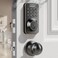 Ulecoce Keyless Entry Keypad Deadbolt with Handle Set AutoLock OneTouch Lock 100 Codes Easy Install Ideal for AirbnbHomesOffices Fits US Standard Front Doors Oil Rubbed Bronze