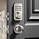 Ulecoce Keyless Entry Keypad Deadbolt with Handle Set Smart Lock AutoLock OneTouch Lock 100 Codes Easy Install Ideal for AirbnbHomesOffices Fits US Standard Front Doors Satin Nickel