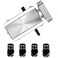 Faddare Electronic Intelligent Door Lock Kit Home Door Lock Kit with 4 Remote Control Smart Wireless AntiTheft Home Security Keyless Deadbolt Access Control System for Home Hotel ApartmentConventional