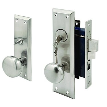 Segal SE 27590 Mortise Lock Set Satin Nickel Left Hand 212 In Backset Surface Single Pack