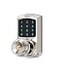 HIDALIFE Keyless Entry Door Lock with Code Keypad Door Lock with Handle Touchscreen Door Knob with Keypad Electronic Door Lock AutoLock Satin Nickel HL668K 1pack