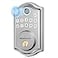 AkaGear Keyless Entry Door Lock with Fingerprint Door Locks with 2 Keys Electronic Keypad Deadbolt Smart Door Locks Smart Locks for Front Door AutoLock One Touch Locking Satin Nickel