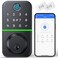 KUCACCI Smart Door Lock Deadbolt with Keypad Keyless Entry Door Lock Fingerprint Lock for Front Door Electronic Lock with Bluetooth and APP Control