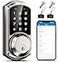 Veise VE06 Smart Deadbolt with App Control Keyless Entry Smart Lock for Front Door Electronic Digital Door Lock with Code Easy Install Satin Nickel
