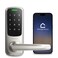 ULTRALOQ Latch 5 Worlds First Builtin WiFi Smart Lock with NFC 5in1 Keyless Entry with App Control Smart Door Handle Lock with Touch Digital Keypad Satin Nickel