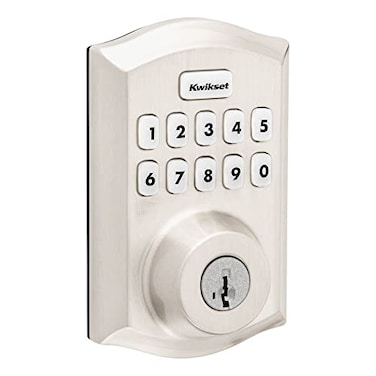 Kwikset Home Connect 620 Smart Lock Deadbolt with ZWave Technology Works with Ring Alarm Samsung Smartthings and More ZWave Hub Required Traditional Design in Satin Nickel