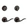 Kwikset 991 Tustin Entry Lever and Single Cylinder Deadbolt Combo Pack featuring SmartKey in Venetian Bronze 99910041