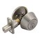 Design House 740423 Single Cylinder 6Way Universal Deadbolt with Latch Satin Nickel
