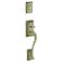 Schlage F58 ADD 609 Addison Exterior Handleset with Deadbolt Antique Brass Exterior Half Only